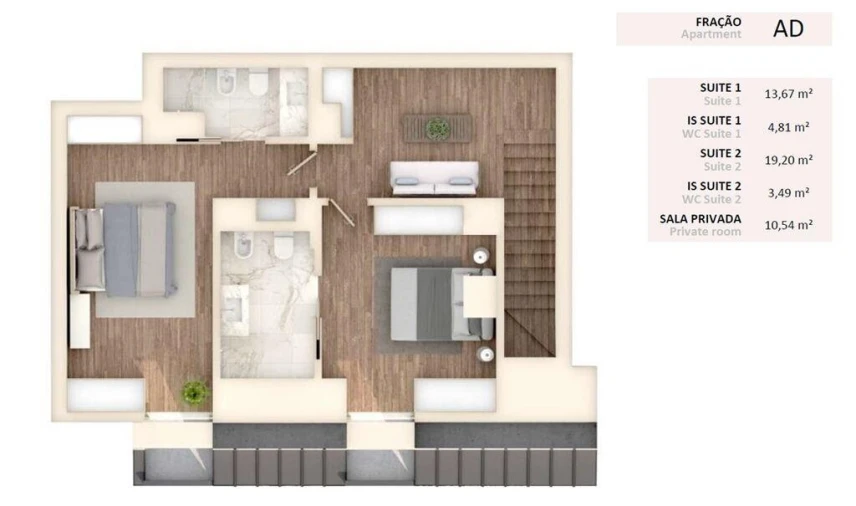 Apartamento T2 para Venda em Alvalade Foto 19