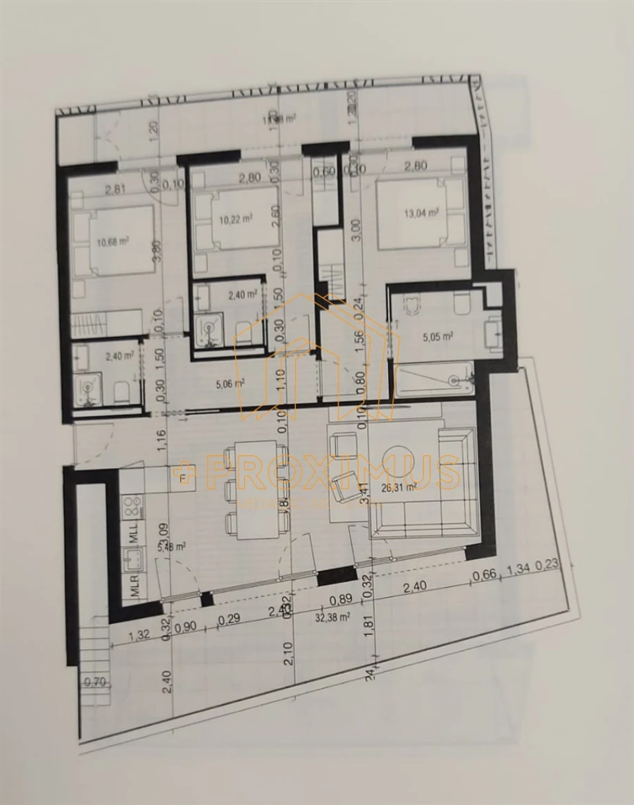 Apartamento T3 para Venda em Buarcos Planta 1