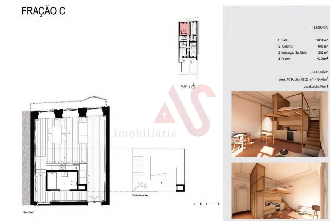 Apartamento T1 para Venda em Cedofeita, Santo Ildefonso, Sé, Miragaia, São Nicolau e Vitória Foto 23
