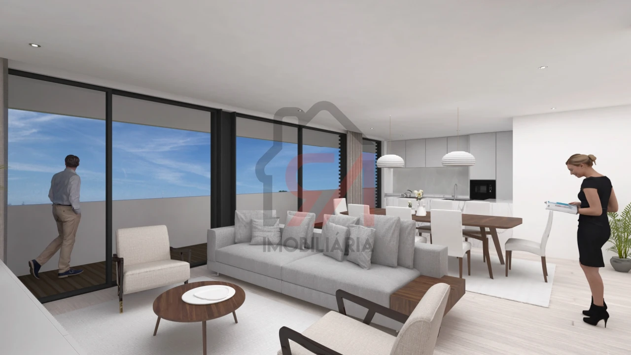 Apartamento T1 para Venda em Paços de Ferreira Foto 25