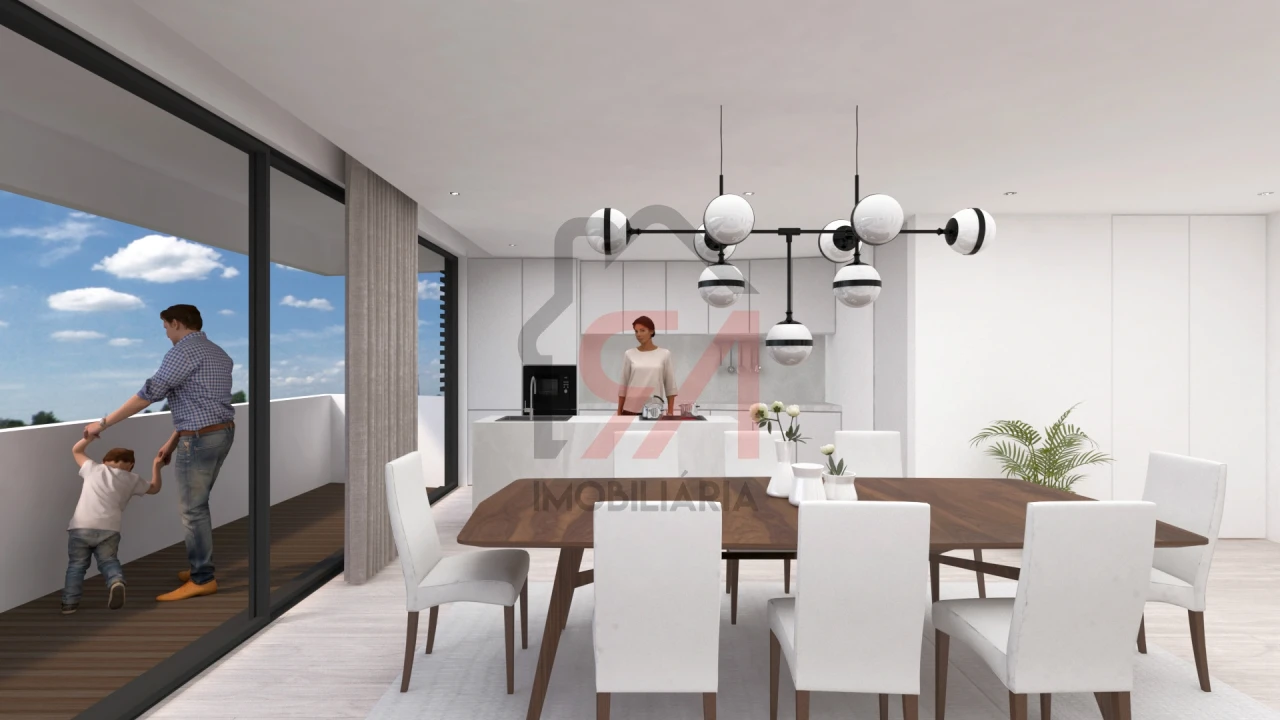 Apartamento T1 para Venda em Paços de Ferreira Foto 12