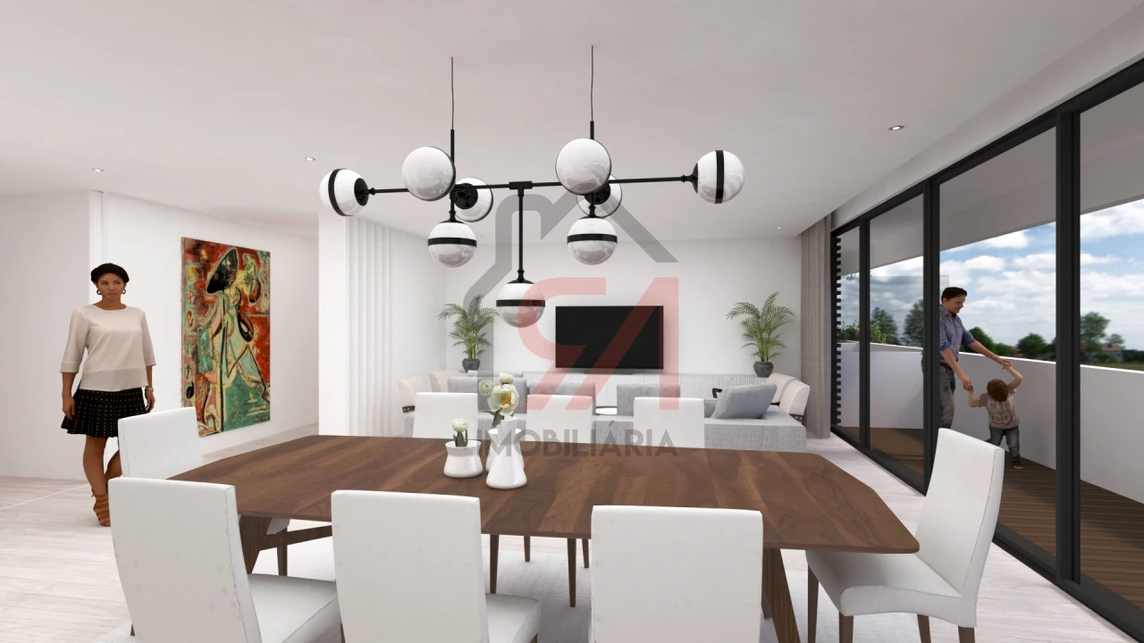 Apartamento T1 para Venda em Paços de Ferreira Foto 9