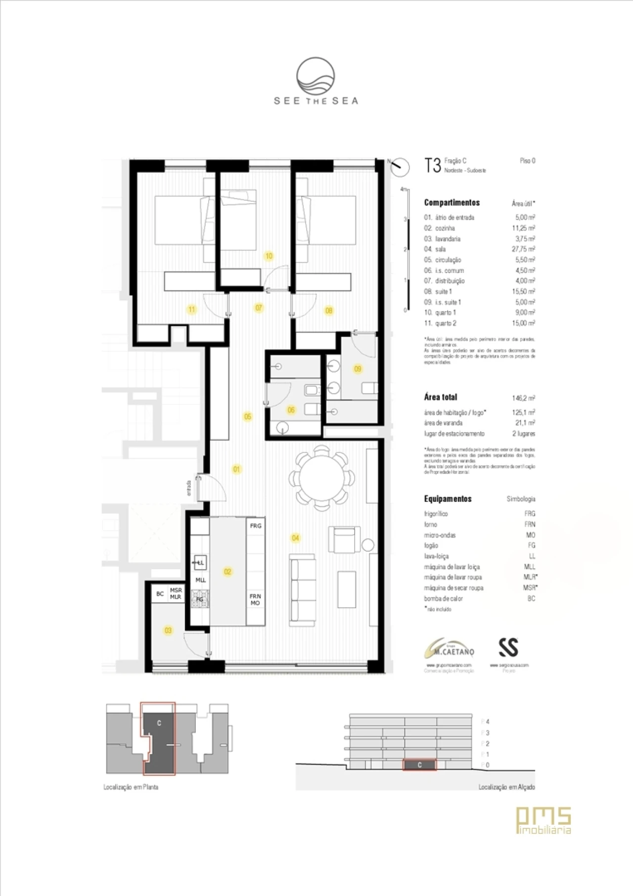 Apartamento T3 para Venda em Canidelo Foto 10