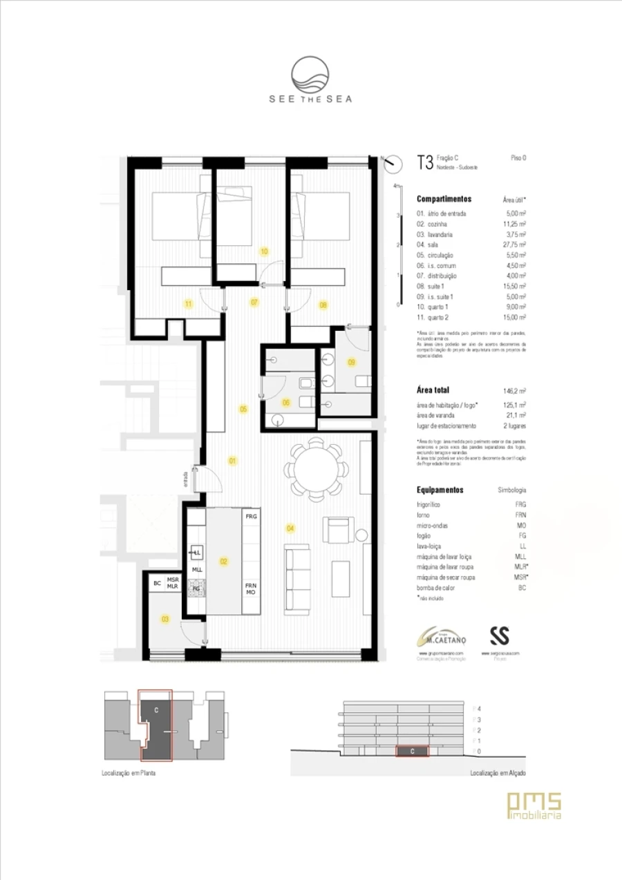 Apartamento T3 para Venda em Canidelo Foto 10