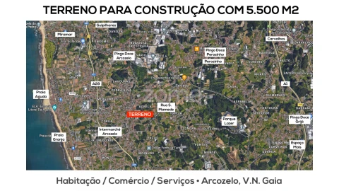 Terreno para Venda em Serzedo e Perosinho