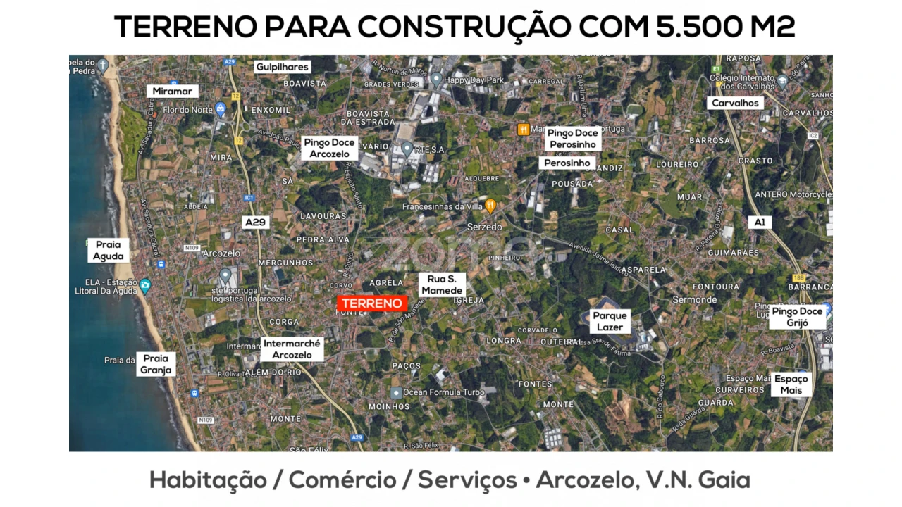 Terreno para Venda em Serzedo e Perosinho Foto 17