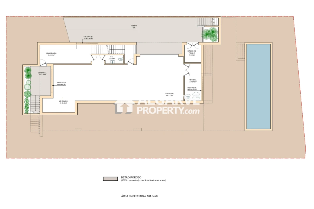 Moradia T4 para Venda em Quarteira Planta 3