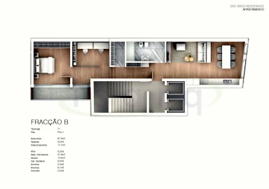 Apartamento T2 para Venda em Cedofeita, Santo Ildefonso, Sé, Miragaia, São Nicolau e Vitória