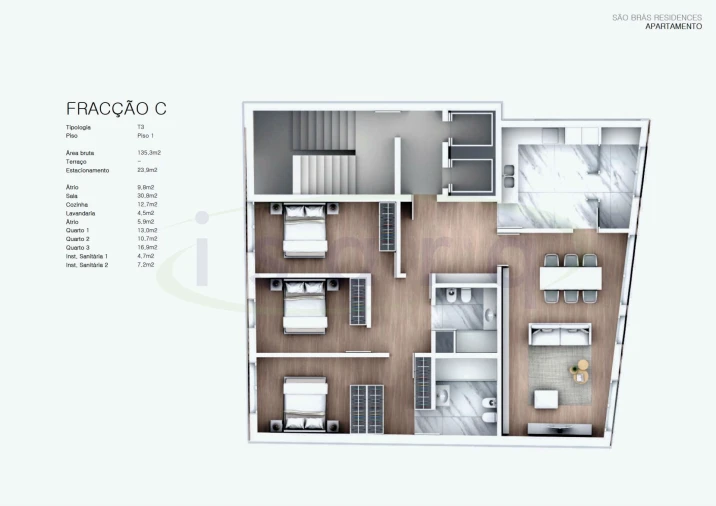 Apartamento T3 para Venda em Cedofeita, Santo Ildefonso, Sé, Miragaia, São Nicolau e Vitória Foto 6