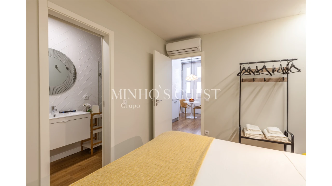 Apartamento T1 para Arrendamento férias em São Vicente (Braga) Foto 11