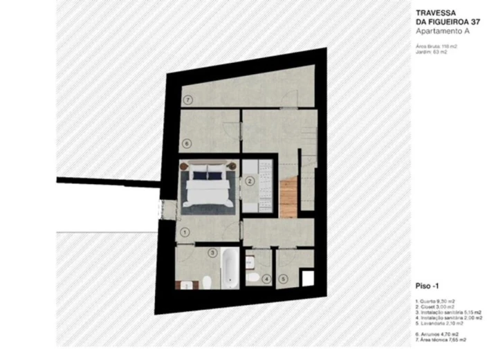 Apartamento T2 para Venda em Cedofeita, Santo Ildefonso, Sé, Miragaia, São Nicolau e Vitória Foto 26