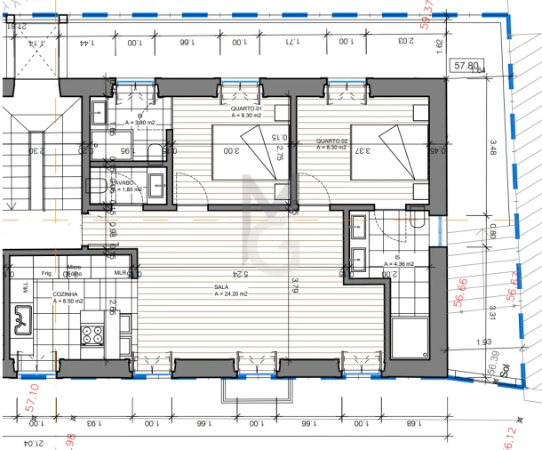 Apartamento T2 para Venda em Cascais e Estoril Foto 16