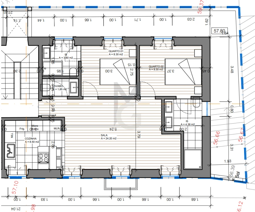 Apartamento T2 para Venda em Cascais e Estoril Foto 16