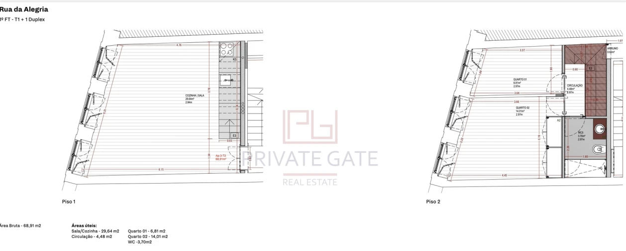 Apartamento T2 para Venda em Cedofeita, Santo Ildefonso, Sé, Miragaia, São Nicolau e Vitória Foto 28