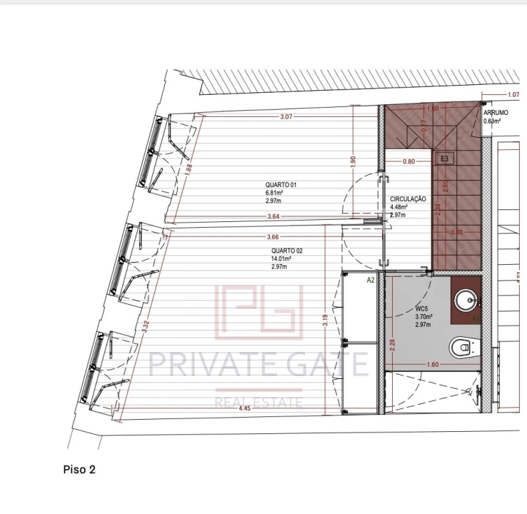 Apartamento T2 para Venda em Cedofeita, Santo Ildefonso, Sé, Miragaia, São Nicolau e Vitória Foto 27