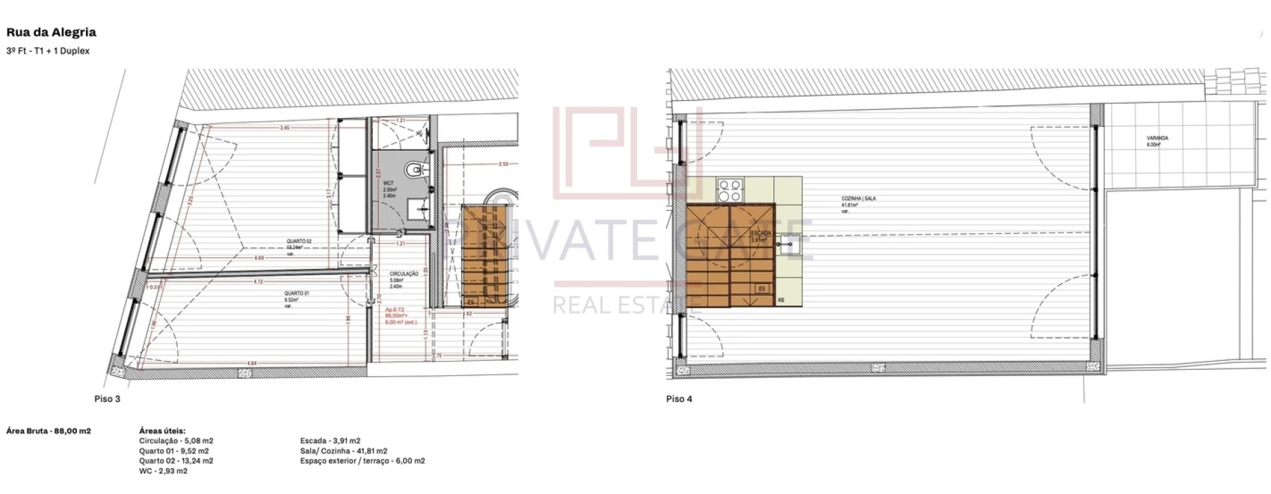 Apartamento T2 para Venda em Cedofeita, Santo Ildefonso, Sé, Miragaia, São Nicolau e Vitória Foto 36