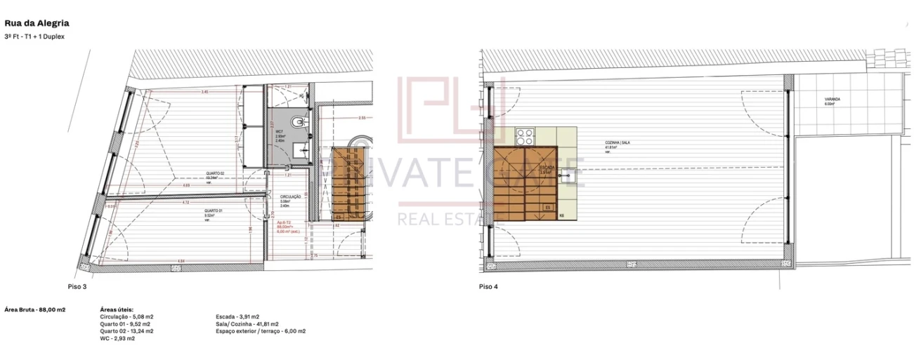 Apartamento T2 para Venda em Cedofeita, Santo Ildefonso, Sé, Miragaia, São Nicolau e Vitória Foto 36