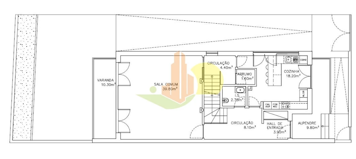 Moradia T4 para Venda em Tavarede Planta 2