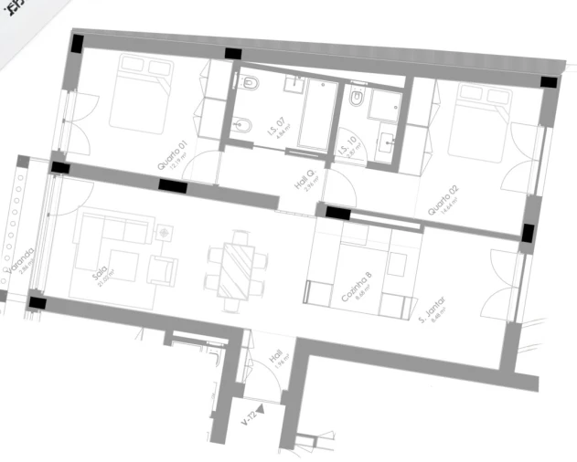 Apartamento T2 para Venda em Bonfim Foto 8