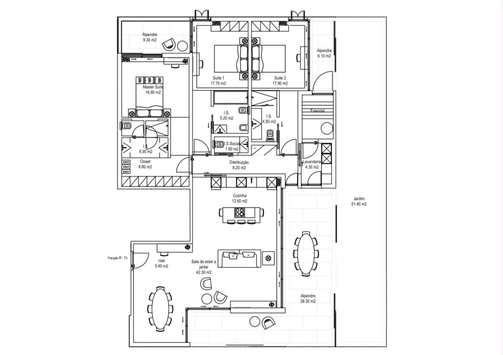 Apartamento T3 para Venda em São Martinho Foto 22