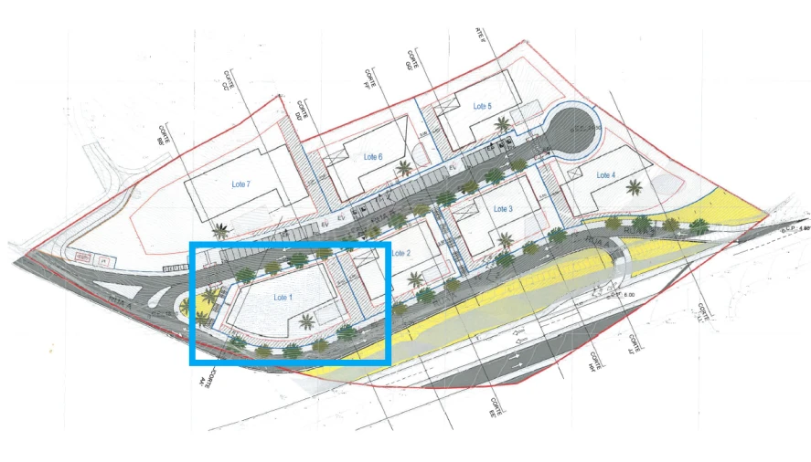 Terreno para Venda em Lagos (São Sebastião e Santa Maria) Planta 1