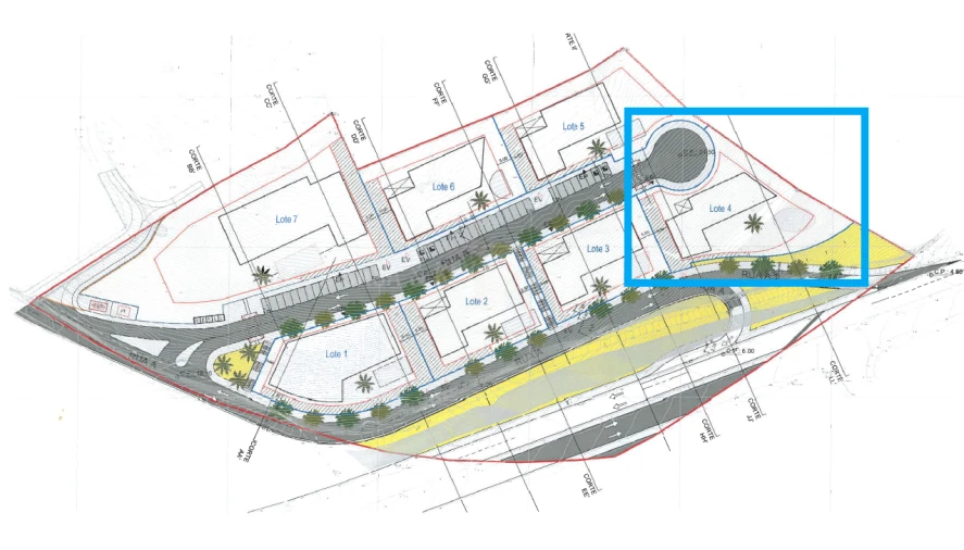 Terreno para Venda em Lagos (São Sebastião e Santa Maria) Planta 1