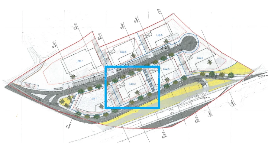 Terreno para Venda em Lagos (São Sebastião e Santa Maria) Planta 1