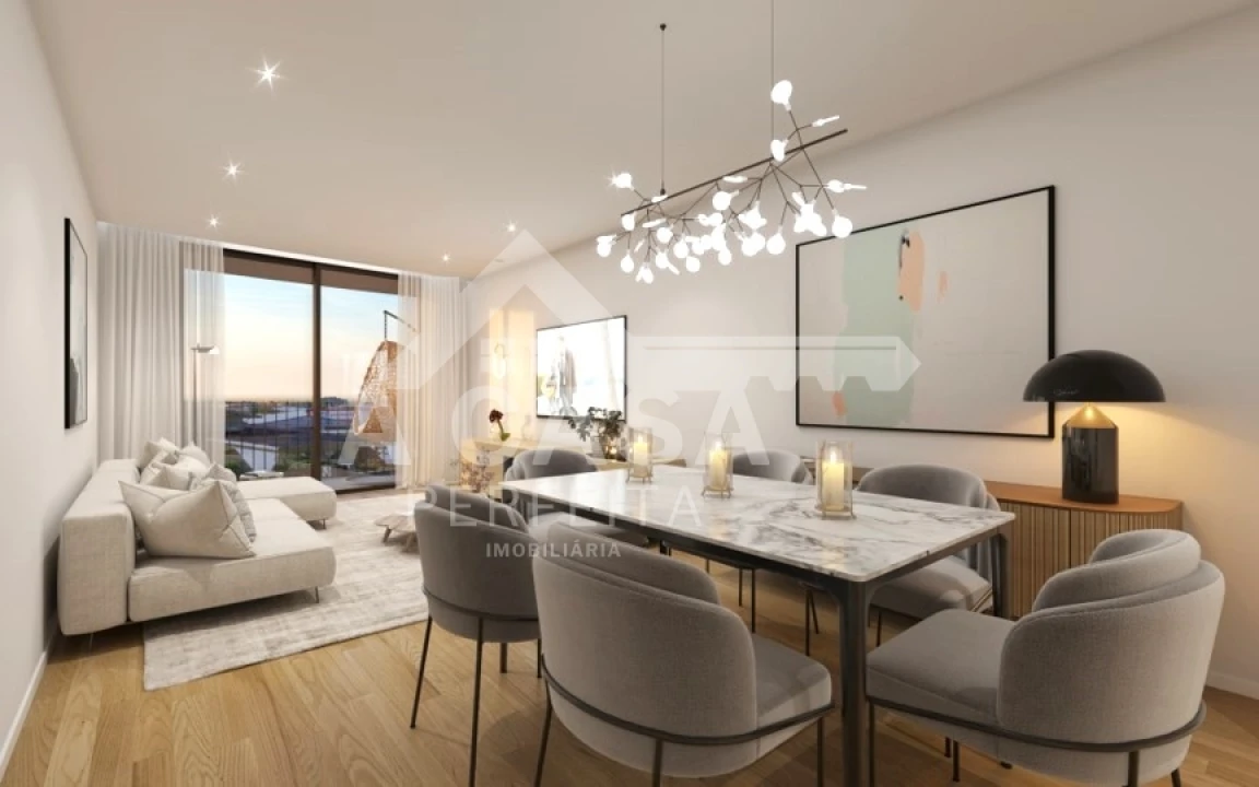 Apartamento T2 para Venda em Santa Maria de Lamas Foto 1