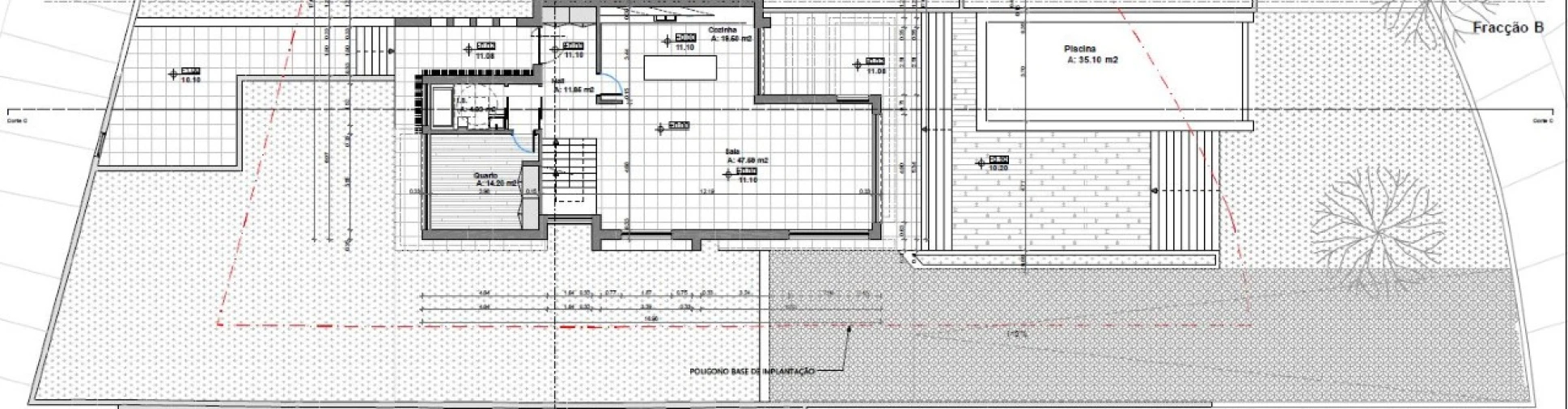 Moradia T4 para Venda em Comporta Planta 1