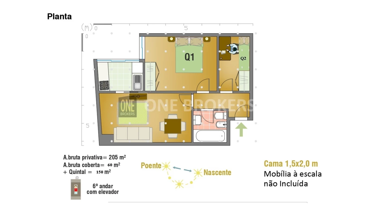 Apartamento T1 para Venda em Estrela Foto 1
