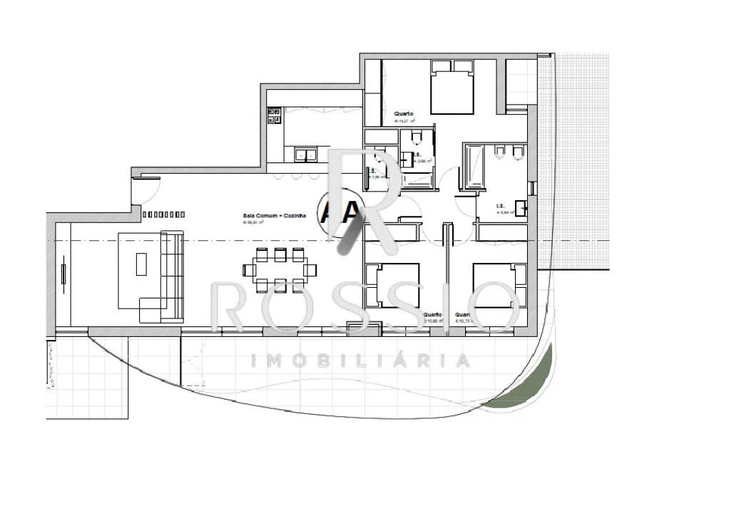 Apartamento T3 para Venda em Nogueira, Fraião e Lamaçães Foto 1