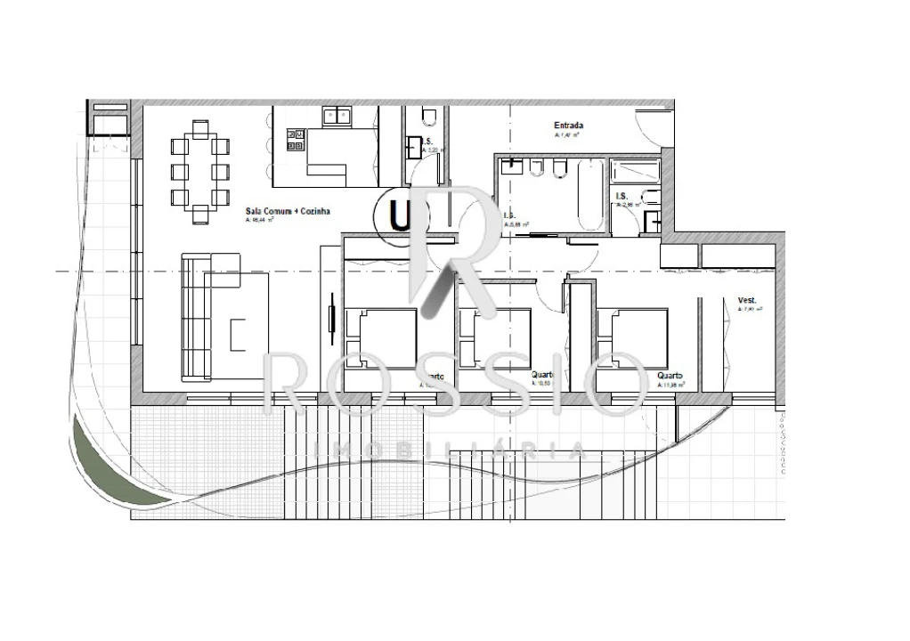 Apartamento T3 para Venda em Nogueira, Fraião e Lamaçães Foto 1