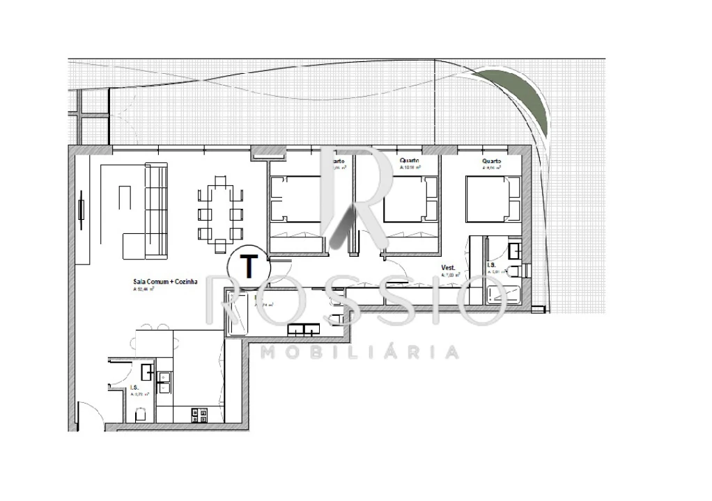 Apartamento T3 para Venda em Nogueira, Fraião e Lamaçães Foto 1