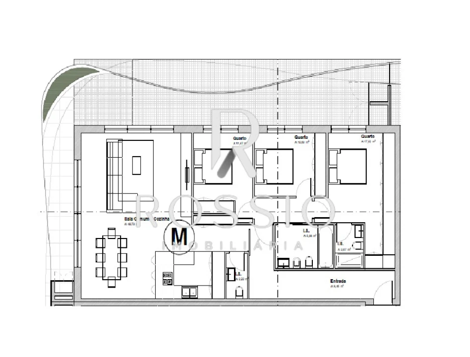 Apartamento T3 para Venda em Nogueira, Fraião e Lamaçães Foto 1