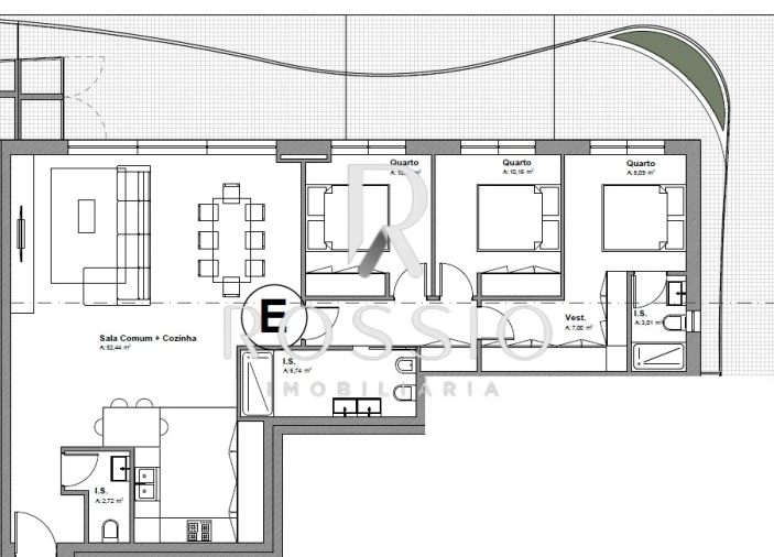 Apartamento T3 para Venda em Nogueira, Fraião e Lamaçães