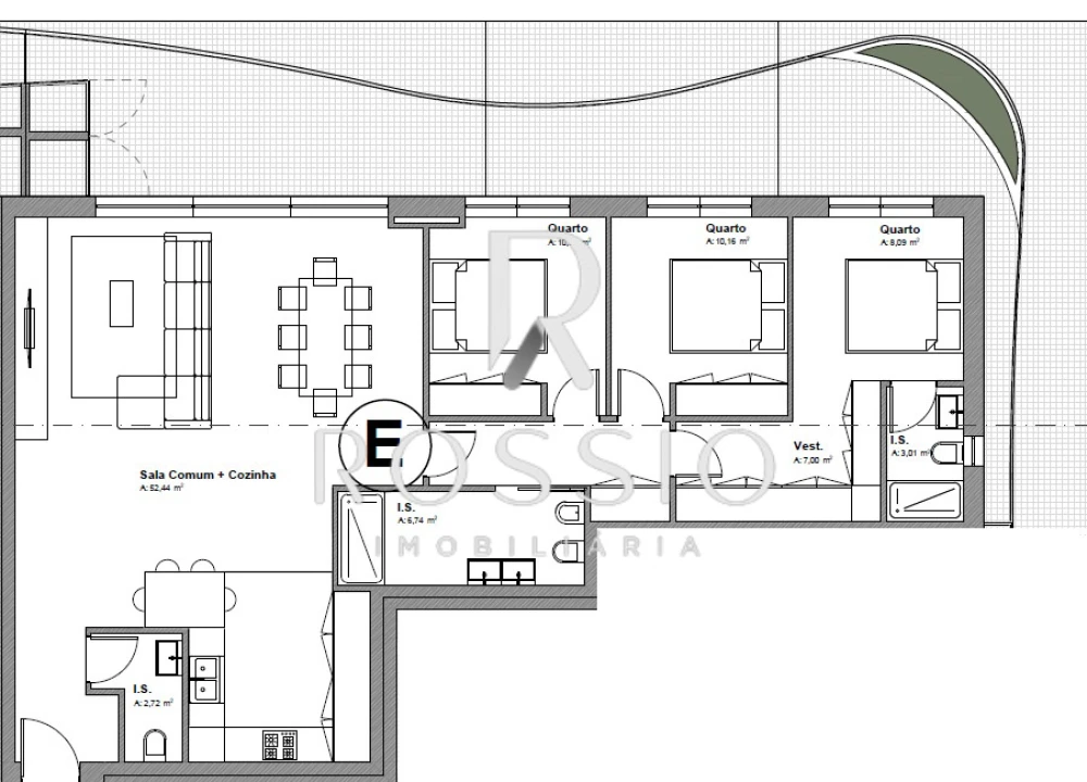 Apartamento T3 para Venda em Nogueira, Fraião e Lamaçães Foto 1