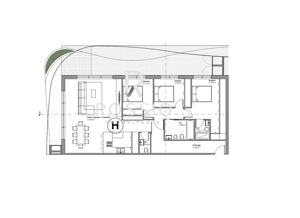 Apartamento T3 para Venda em Nogueira, Fraião e Lamaçães Foto 1