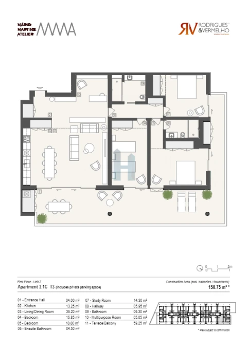 Apartamento T3 para Venda em Lagos (São Sebastião e Santa Maria)