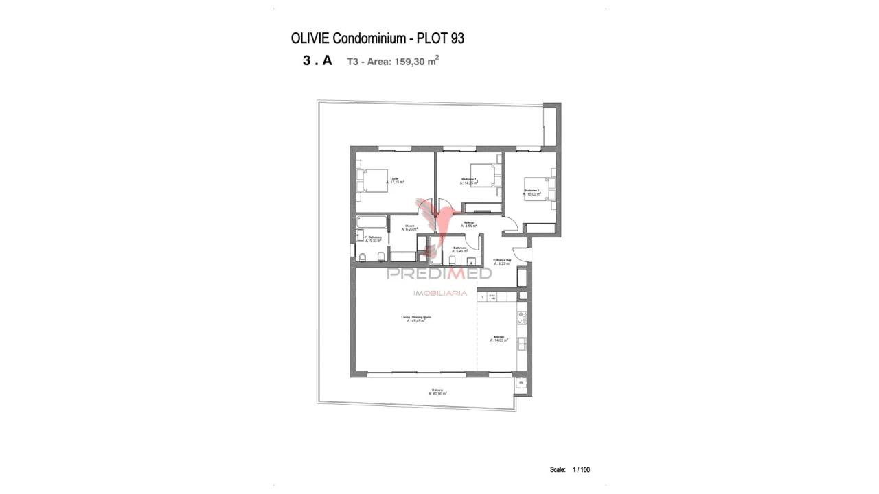 Apartamento T3 para Venda em Portimão Foto 17