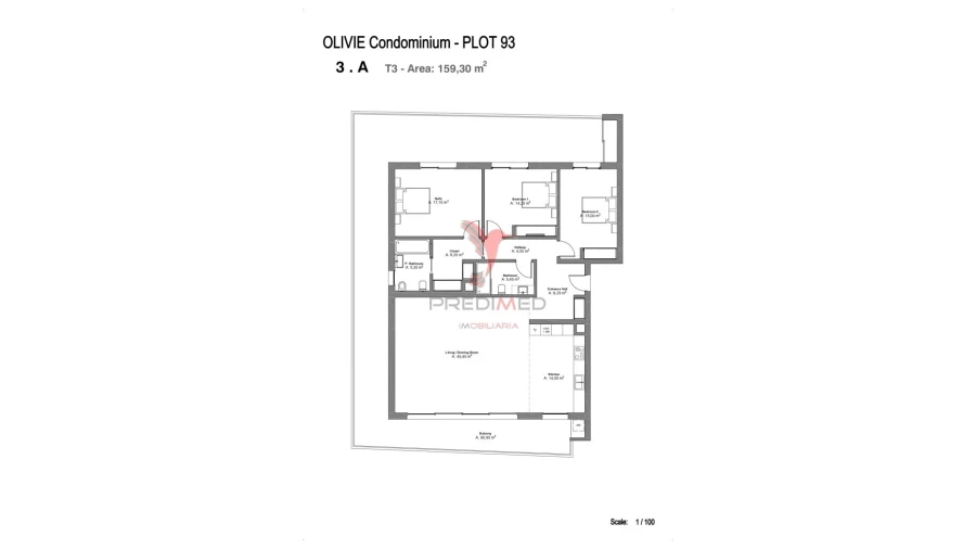Apartamento T3 para Venda em Portimão Foto 17