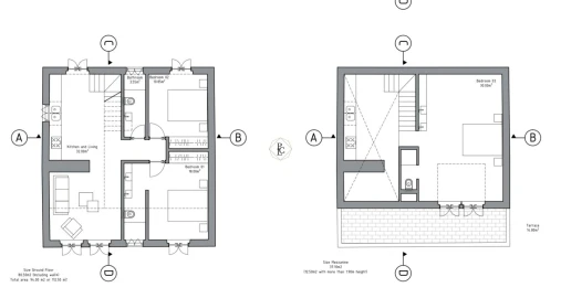 Moradia T2 para Venda em Alte