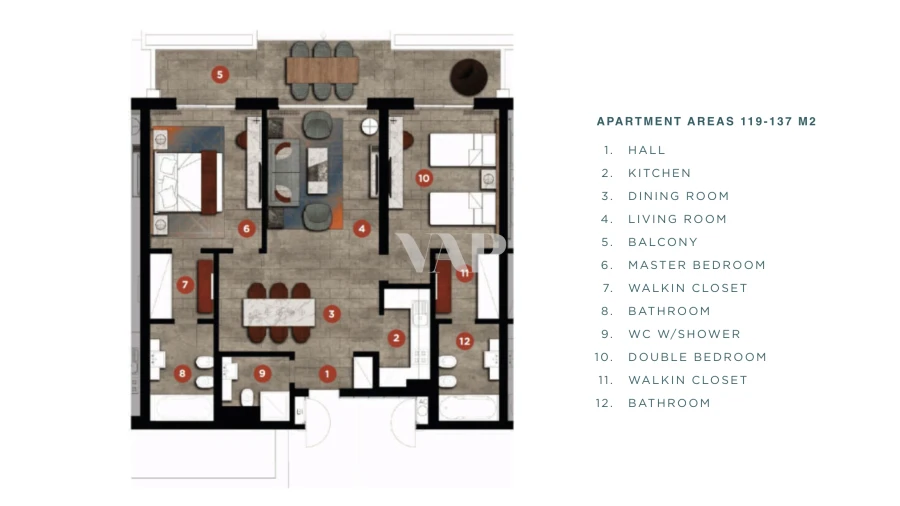 Apartamento T2 para Venda em Almancil Planta 1