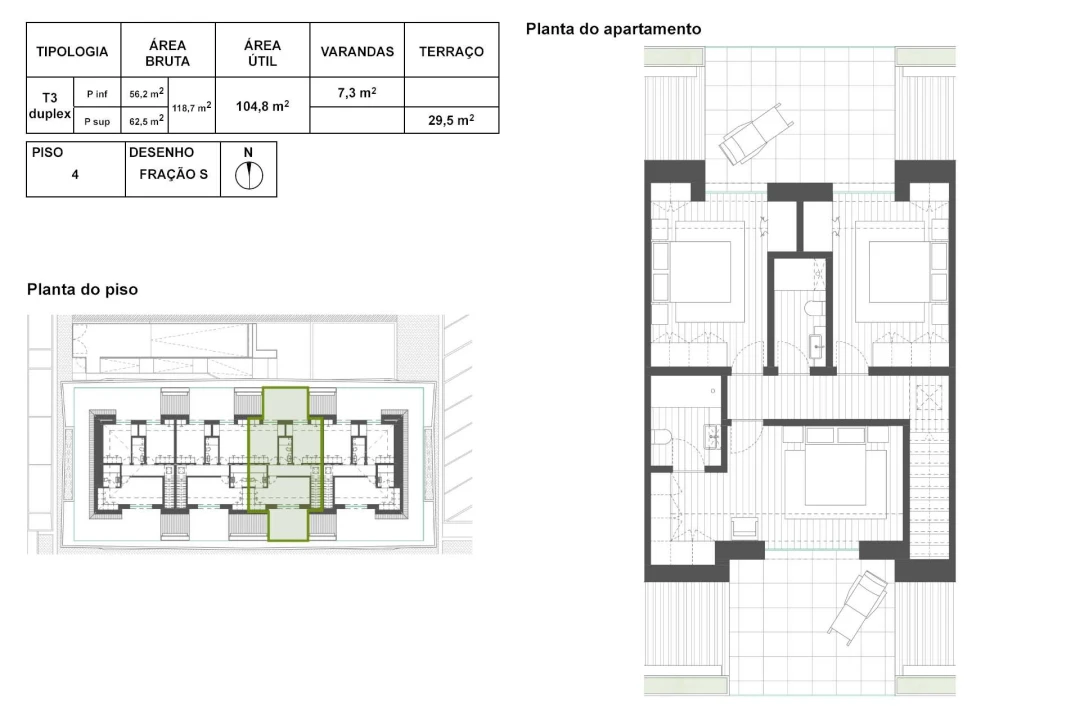 Apartamento T3 para Venda em Glória e Vera Cruz Foto 16