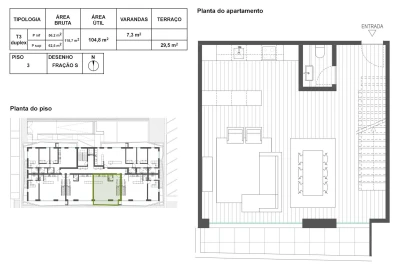 Apartamento T3 para Venda em Glória e Vera Cruz