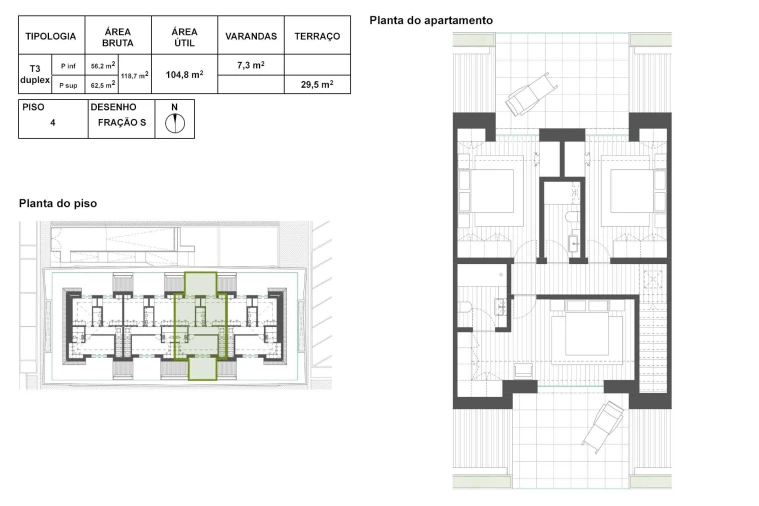 Apartamento T3 para Venda em Glória e Vera Cruz Foto 16