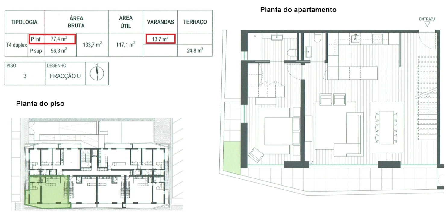 Apartamento T4 para Venda em Glória e Vera Cruz Foto 15