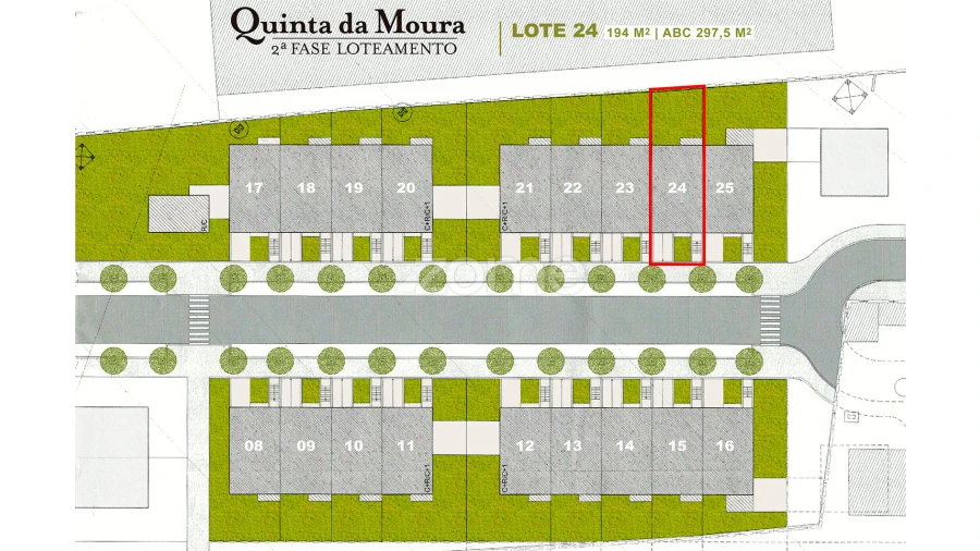 Terreno para Venda em Aguas Santas Planta 1