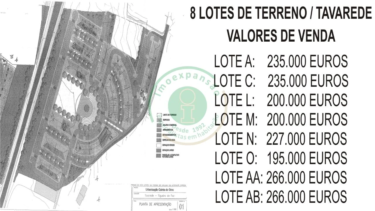 Terreno para Venda em Tavarede Foto 3