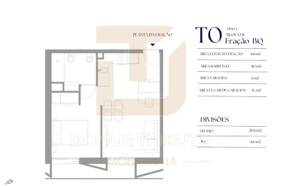 Apartamento T0 para Venda em Paranhos