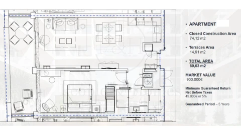 Apartamento T1 para Venda em Belém